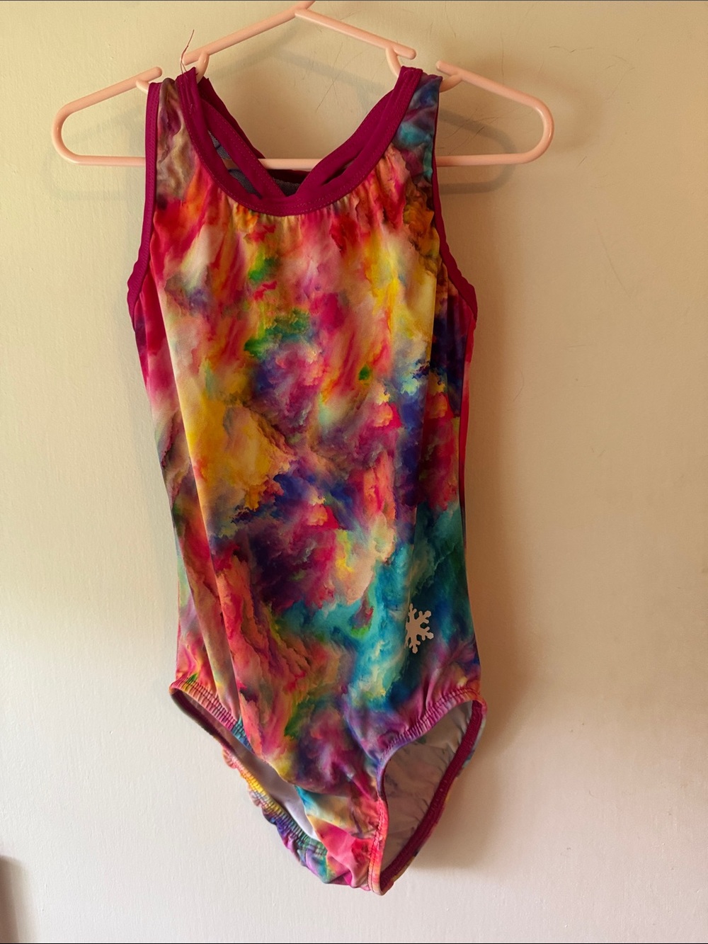 Girls' Multicolor Tie-Dye One-Piece Bodysuit